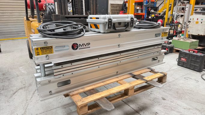 beam conveyor belt vulcanising press SVP Almex , not Shaw Almex 